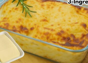 3-Ingredient Cheesy Lasagna – Quick Dinner or Lunch Idea