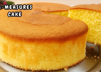 8-Measures Cake with 4 Ingredients