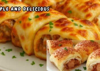 Melt-in-Your-Mouth Puff Pastry with Meat and Cheese Easy and Delicious Recipe