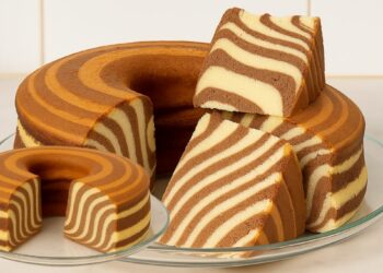 Zebra Cake Recipe – Fluffy Homemade Sponge Cake with Chocolate Swirls