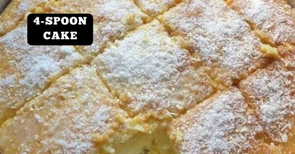 4-Spoon Cake Recipe