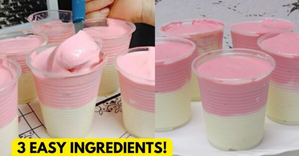 3-Ingredient Dessert in Disposable Cups, Super Creamy