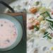Creamy potato soup with bacon