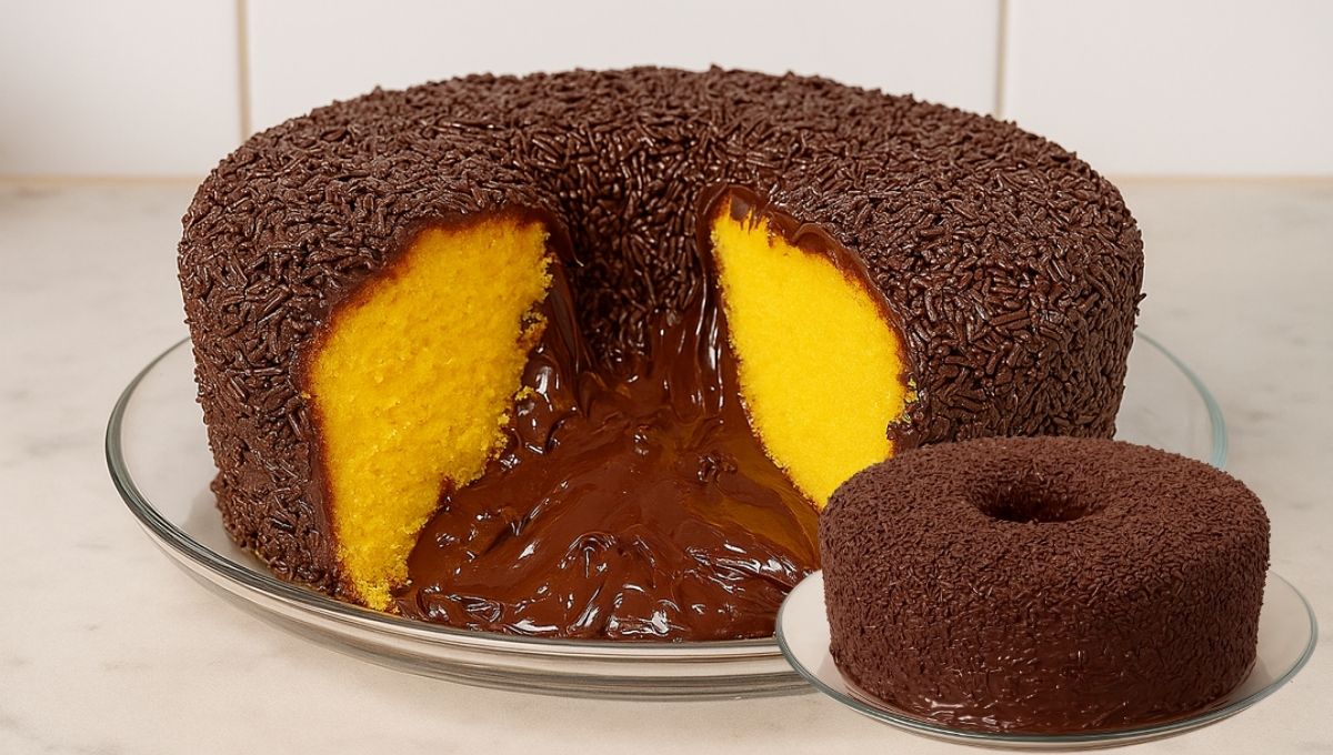 Carrot Cake with Chocolate Topping
