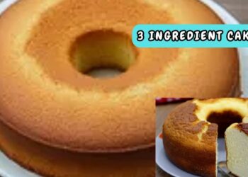 Soft Cake with 3 Ingredients