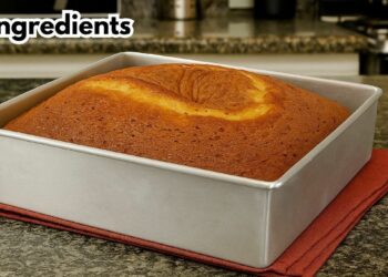 3-ingredient Blender Cake