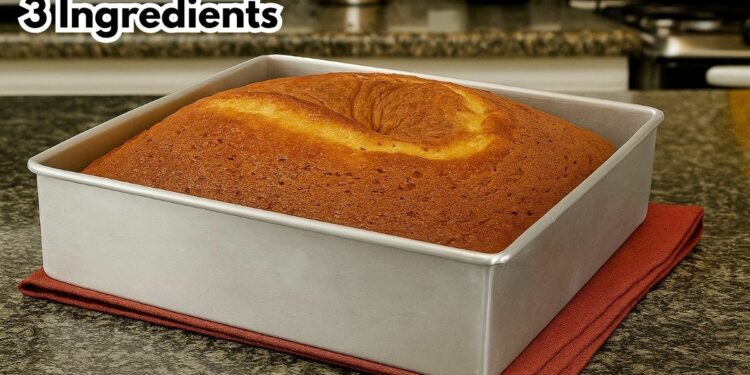 3-ingredient Blender Cake