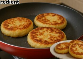Easy 3-Ingredient Potato and Cheese Patties – Ready in Minutes
