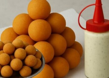 Quick and Easy Cheese Filled Snack 3 Ingredients and Goes Well with Mayonnaise
