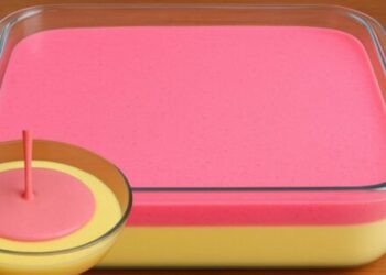 2-Ingredient Layered Dessert (Lemon and Strawberry): Easy and Ecnomid Recipe