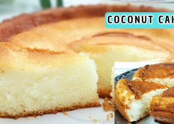 Creamy Coconut Cake in a Blender