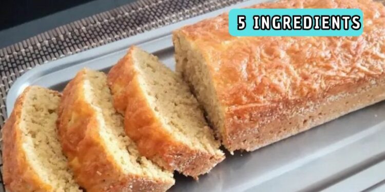 Oat Bread with Yogurt and 5 Ingredients