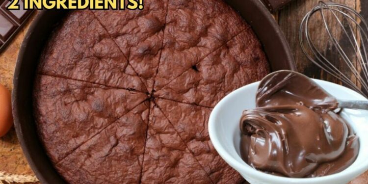 2-ingredient Nutella cake