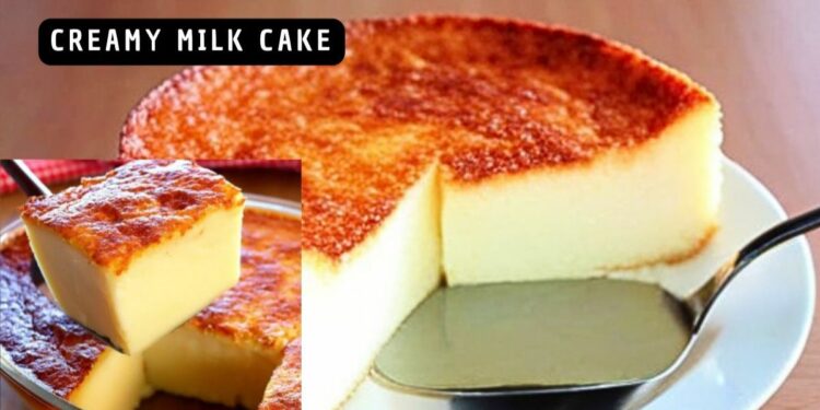 Creamy Milk Cake: With 6 Simple Ingredients