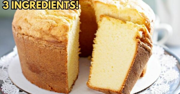 Cake with 3 Simple Ingredients