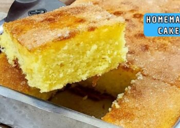 Simple homemade cake