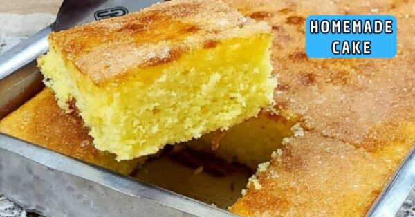 Simple homemade cake