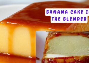Banana Cake in a Blender