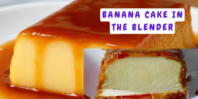 Banana Cake in a Blender