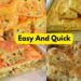 Easy And Quick Pie With Few Ingredientes