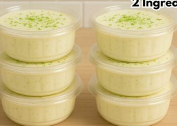 Easy Lemon Dessert With 2 Ingredients, In 10 Minutes