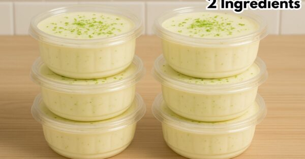 Easy Lemon Dessert With 2 Ingredients, In 10 Minutes