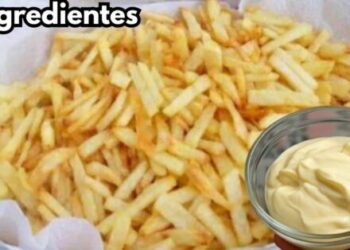 French Fries with 3 ingredients and Mayonnaise with 2 ingredients
