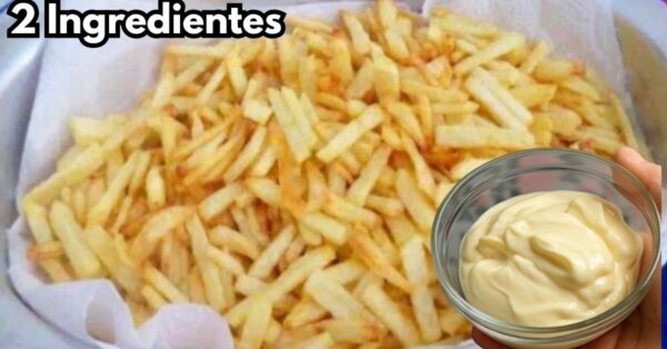 French Fries with 3 ingredients and Mayonnaise with 2 ingredients