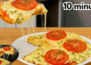 Quick and Easy Pizza in a Frying Pan – No Oven Required, in 10 minutes