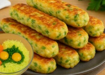 Vegetable Fritters – Recipe with Oatmeal in the Air Fryer, in minutes