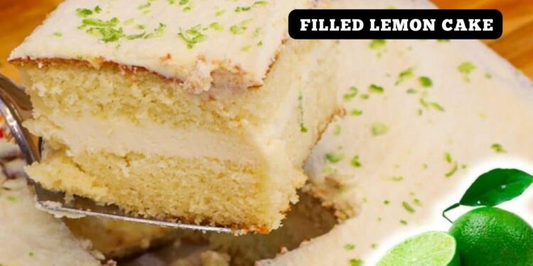 Lemon-filled cake