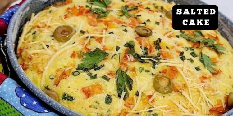 Salted and seasoned cake