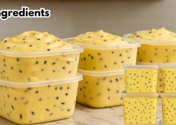 Creamy Passion Fruit Dessert