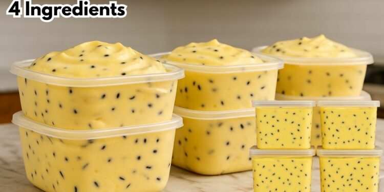 Creamy Passion Fruit Dessert