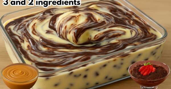 Dessert Recipes 3 and 2 ingredients, in 15 minutes