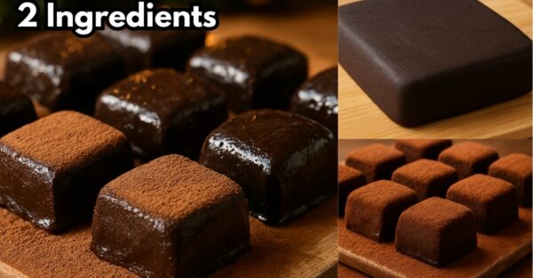 Easy 2-Ingredient Chocolate Dessert Without Dairy and Gelatin, in 10 minutes