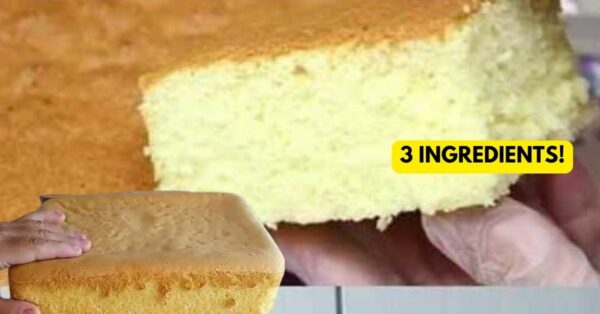 Easy And Quick Bread With 3 Ingredients, In Just A Few Minutes