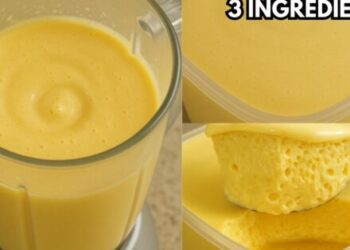 Quick and Easy Dessert in the Blender with 3 ingredients, in 5 minutes
