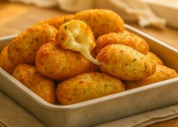 Savory Dumplings With Rice And Cheese, In Just A Few Minutes