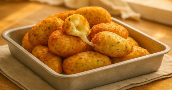Savory Dumplings With Rice And Cheese, In Just A Few Minutes