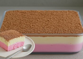 Strawberry & Pineapple Layered Dessert