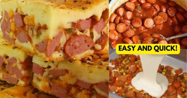 Easy And Quick Pie For A Snack Or Quick Dinner, In Minutes