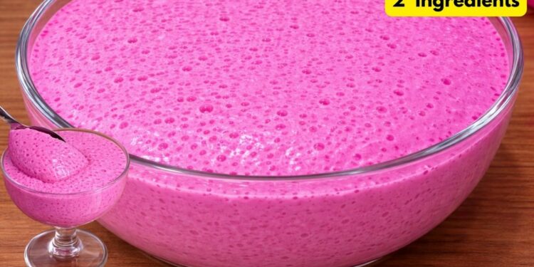 Easy Dessert with 2 Simple Ingredients, in 10 minutes