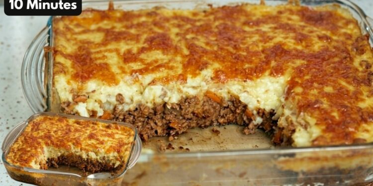 Ground Meat for Savory Pies, in 10 Minutes
