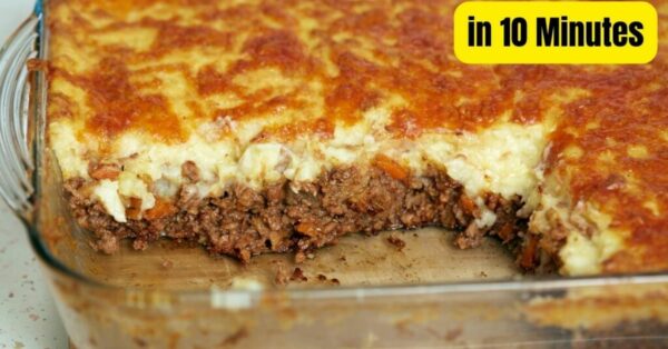 Ground Meat for Savory Pies, in 10 Minutes