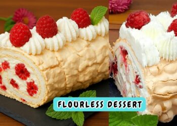Creamy flourless dessert