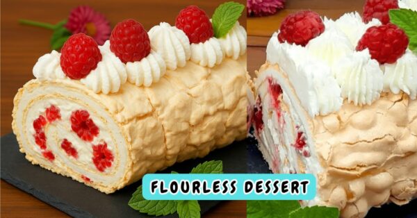 Creamy flourless dessert