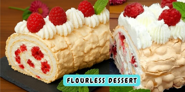Creamy flourless dessert