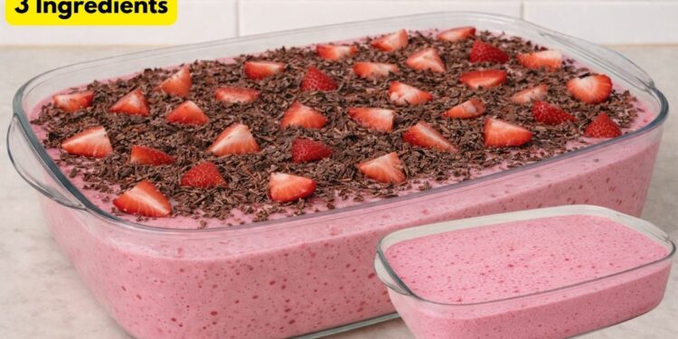 Chocolate Dessert for Christmas and New Year’s with 3 Easy Ingredients