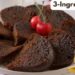 Easy 3-Ingredient Banana and Cocoa Cake